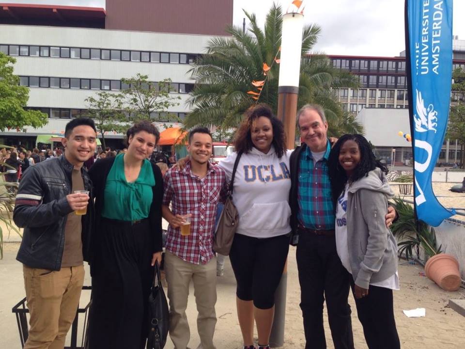 Welcome party at VU with Mr. Wim Haan, diversity coordinator