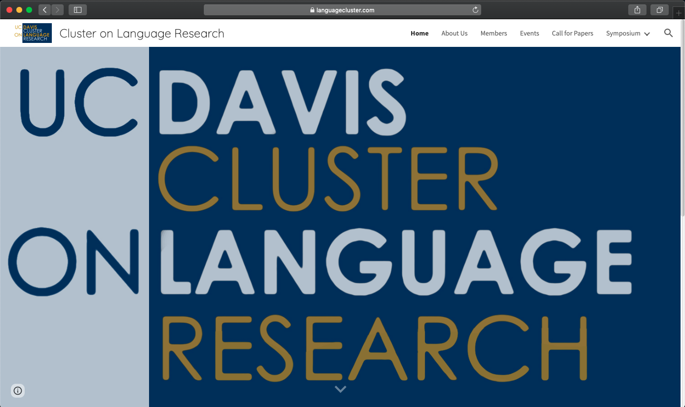 Language Cluster Website Image